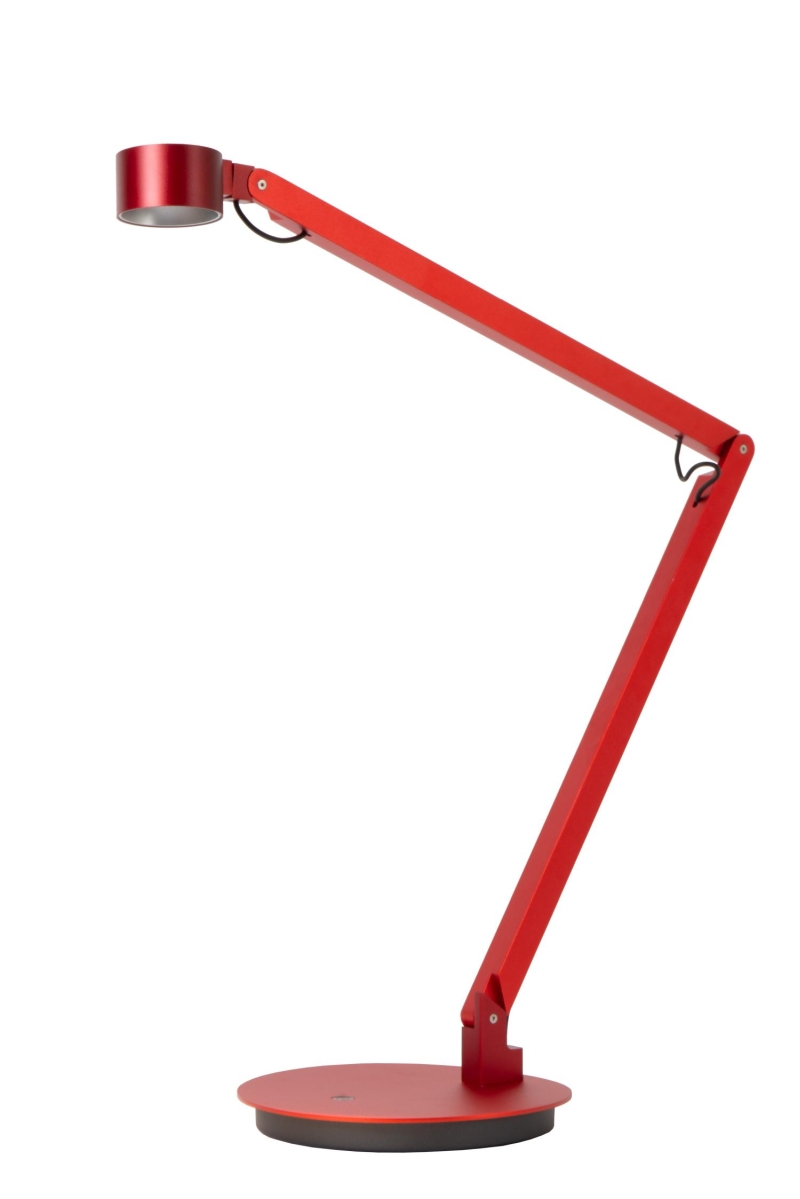 Lucide Premium OGDEN - Desk lamp- LED 3 StepDim - 1x7W 3000K - Red